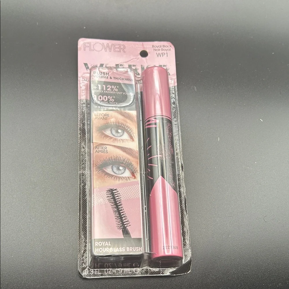 Flower Warrior Plush Volume Mascara — Pink & Black
